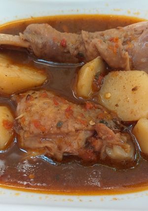 A picture of Traditional (Kienyeji)Chicken Stew.