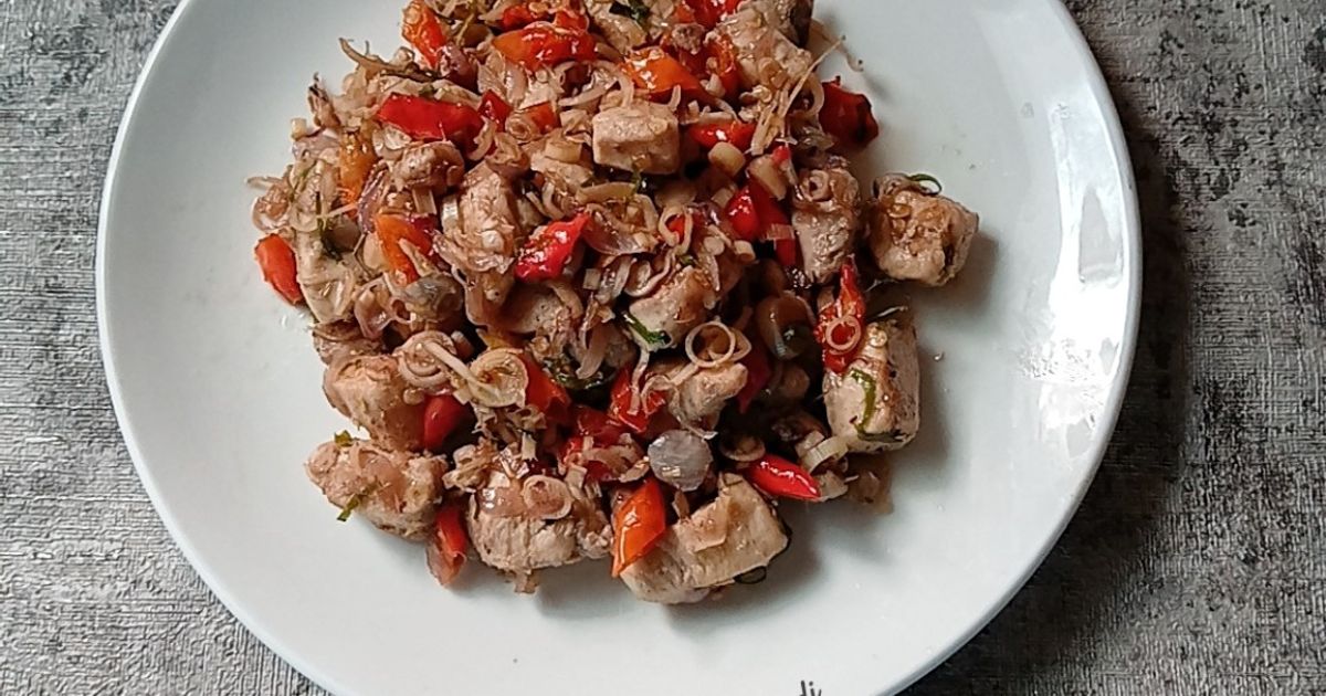 Oseng Ayam Sambal Matah
