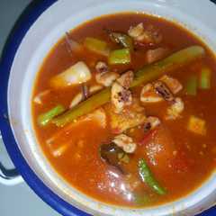 Cumi asam manis pedas রেসিপির প্রধান ছবি