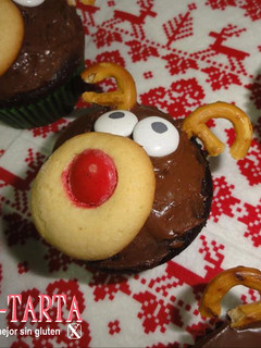 Una foto de Cupcakes "Reno de chocolate" -sin gluten
