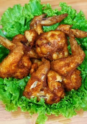 Hình của món Cánh gà chiên.