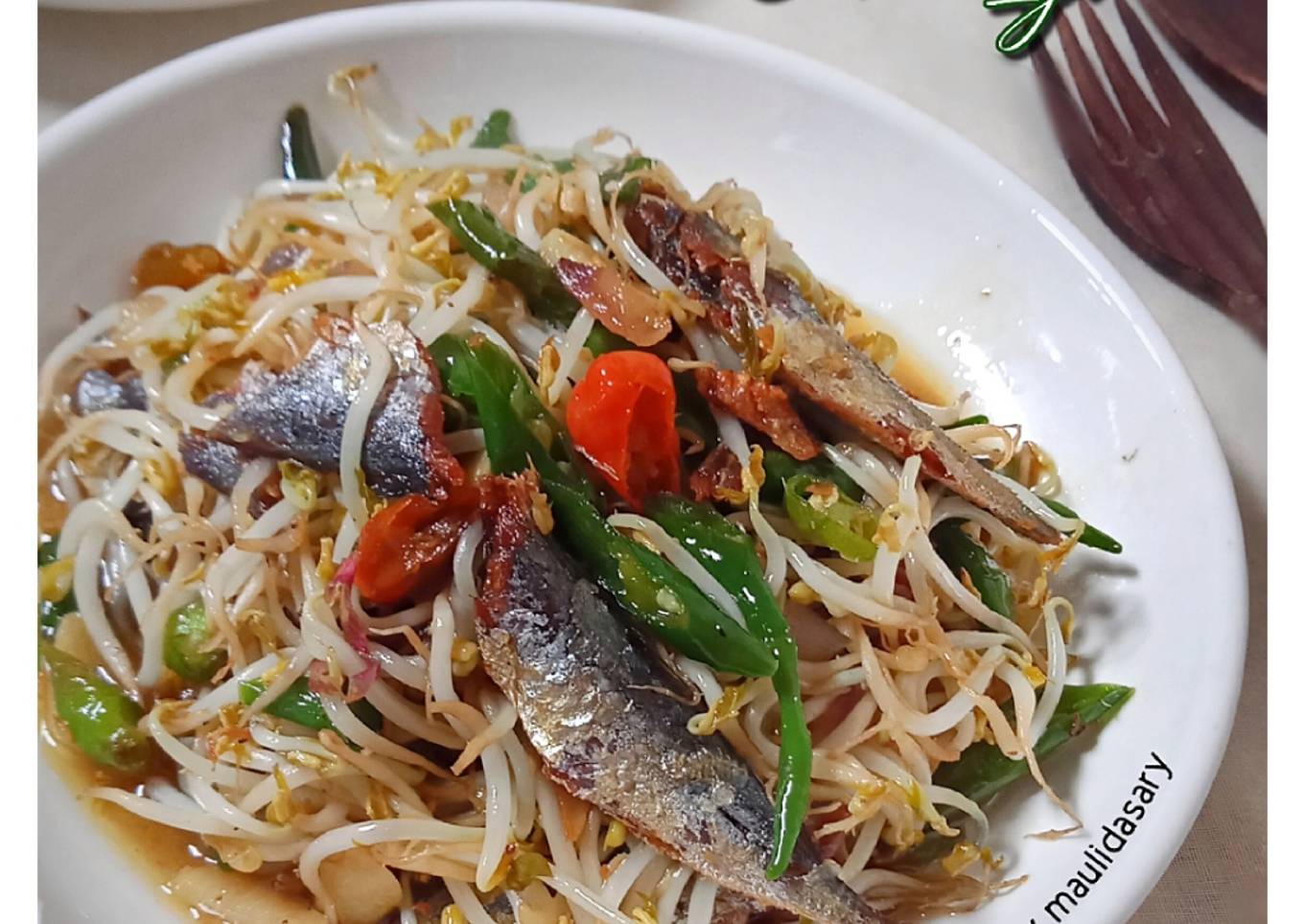 Tumis Ikan Asin Cabe Ijo