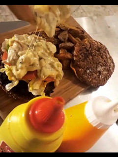 Una foto de Hamburguesa de Lentejas