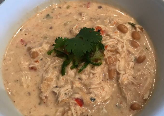 Recipe of Quick Slow-Cooker Jalapeño Chicken Chili