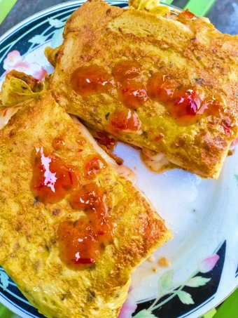 Langkah Gampang Membuat Resep 395. French Toast (Roti Telur/ Sandwich) yang Bisa Manjain Lidah Anti Ribet, Mantap Sekali