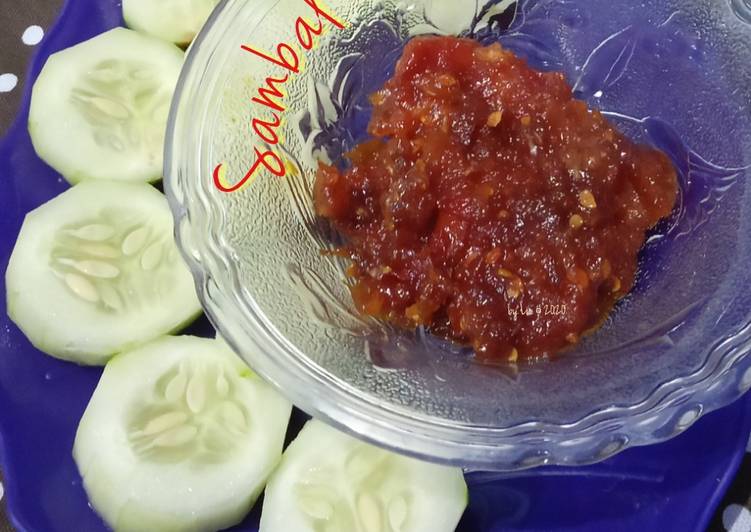 RECOMMENDED! Begini Resep Sambal Tomat
