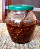 Salsa de chiles secos