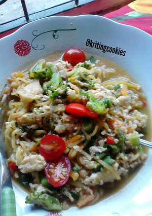 Foto resep Mie Kuah Sayuran #PR_RecookMasakanBerkuah