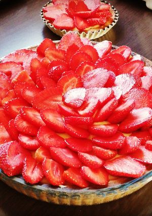 Une photo de Tarte aux fraises