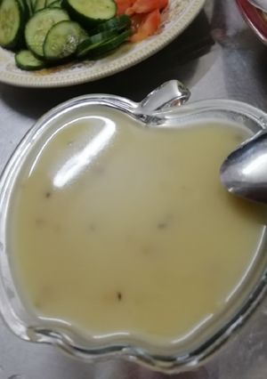 صورة لوصفة شوربة الفطر 😋