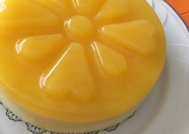 Langkah Mudah untuk Membuat Pudding Busa jus Mango yang Lezat