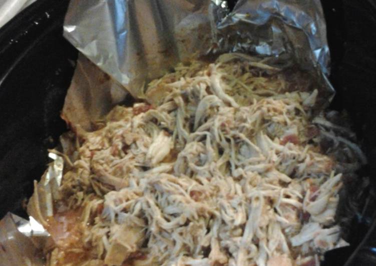 Step-by-Step Guide to Prepare Favorite Crockpot shredded chicken tacos