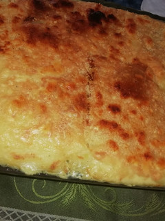 Una foto de Pastel acelga a la crema