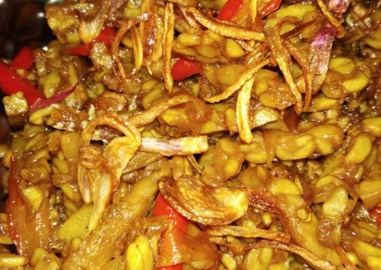 Cara Gampang Membuat Kering tempe sweet n' spicy, Lezat Sekali