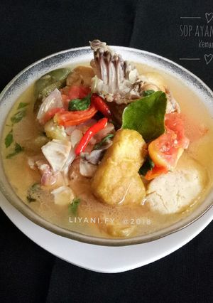 Foto resep #2 Sop Ayam Tahu kemangi😋#rabubaru