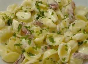 Una foto de Pasta carbonara