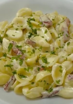 Una foto de Pasta carbonara