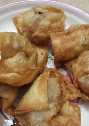 A picture of Qeema vgi wonton.