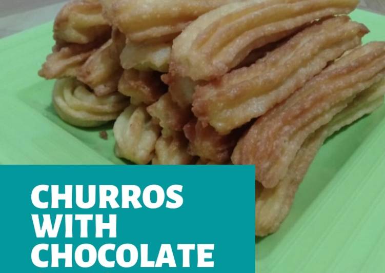 Churros saus coklat