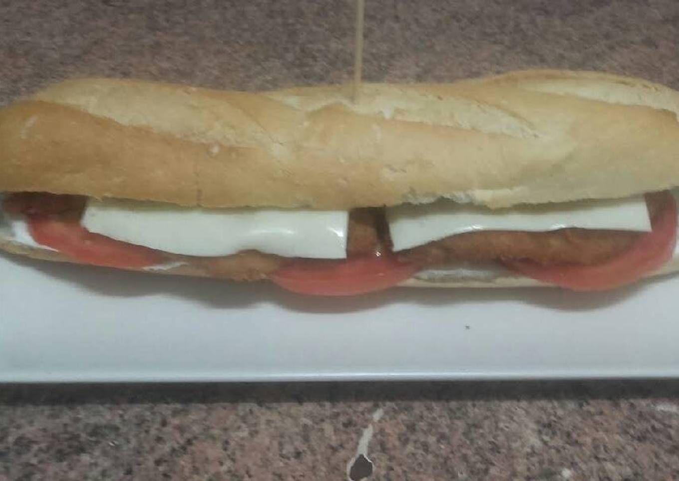 Bocadillo de pollo en 5 minutos / comida de Marruecos