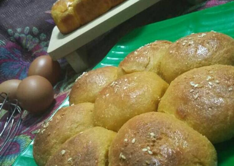 Langkah Mudah untuk Menyiapkan Kabocha Bread #keto, Bisa Manjain Lidah