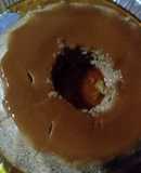 Flan casero con dulce de leche