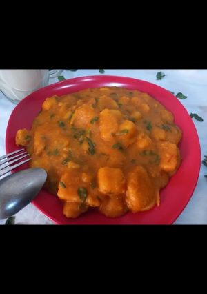 A picture of Yam porridge.