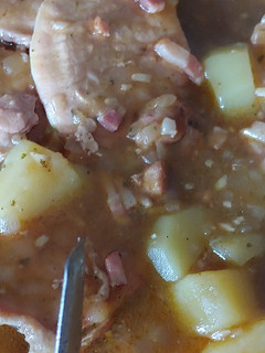 Una foto de Lomo en salsa Estofada