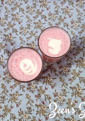 A picture of Malai Rose Lassi.