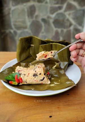 Foto resep Pepes Tahu Jamur Kuping