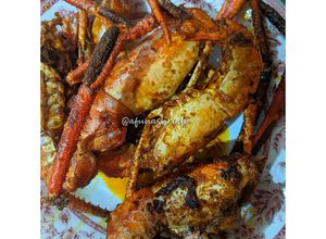 Gambar Udang Galah Goreng Kunyit Paprika