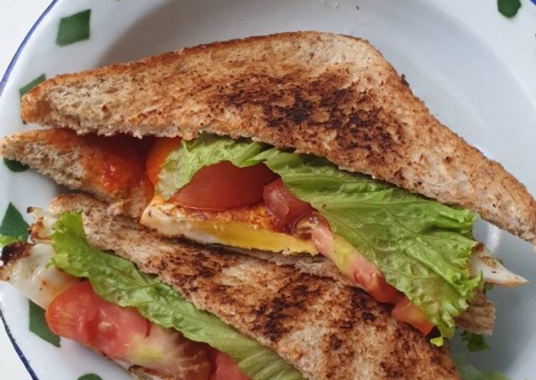 Resep Sandwich diet simpel Kekinian