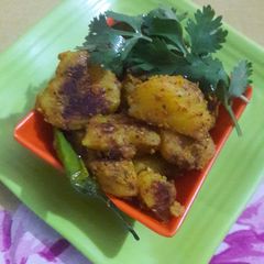A picture of Tandoori aloo sabji.