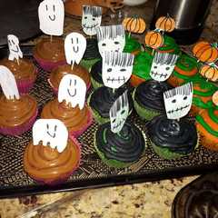 A picture of Cupcakes de halloween.