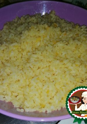 صورة لوصفة الكشري الاصفر 🍚
