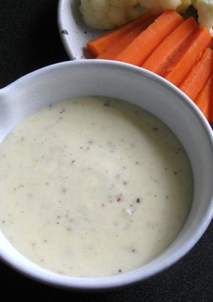 A picture of Creamy Anchovy Garlic Sauce.