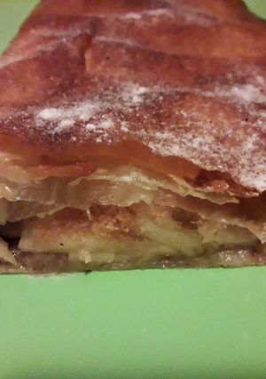 Una foto de Apfelstrudel