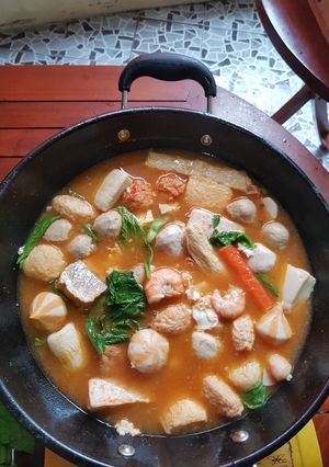 Foto resep Steamboat kuah tomyam #shabu #suki