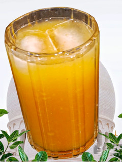 A picture of Instant Raw Mango Jaggery Drink. 🥂.