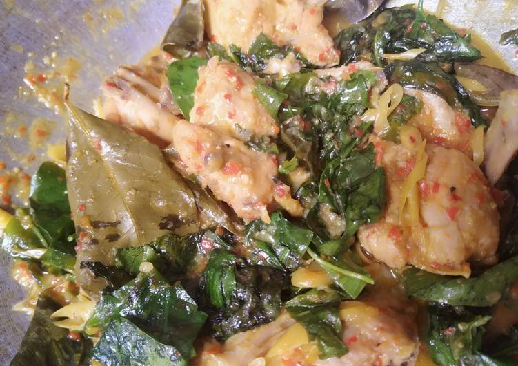 Resep Ayam Daun Melinjo, Enak