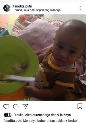 Foto resep Bubur bayi 1th simpel dan kaya gizi
