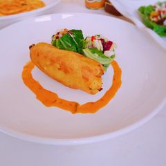 Stuffed rolled potatoe A picture of Stuffed rolled potatoe.