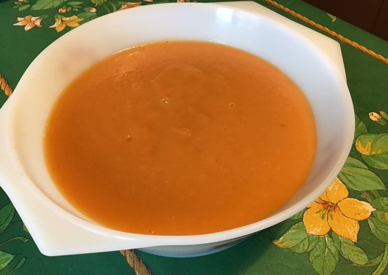 Compote de prunes et pommes à l'orange