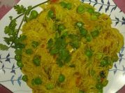 A picture of onion carrot upma