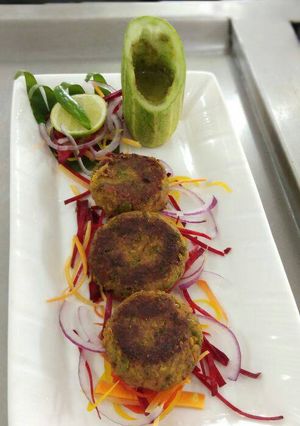 A picture of Veg Shami Kebab.