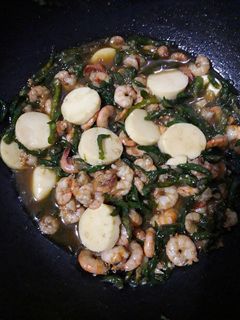 Foto resep Tumis udang tahu telur saus teriyaki