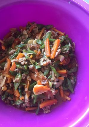 Foto resep Buncis Daging Giling Kuah Kecap