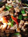 Tumis tempe dan putut