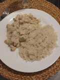 Strogonoff de pollo