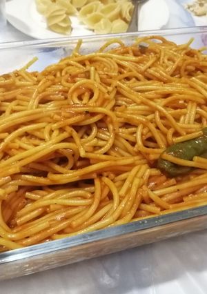 صورة لوصفة معكرونة ليبية